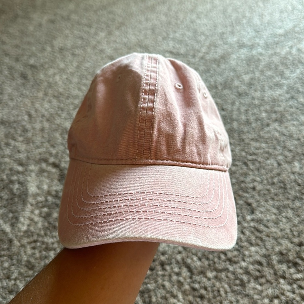 Pink baseball hat